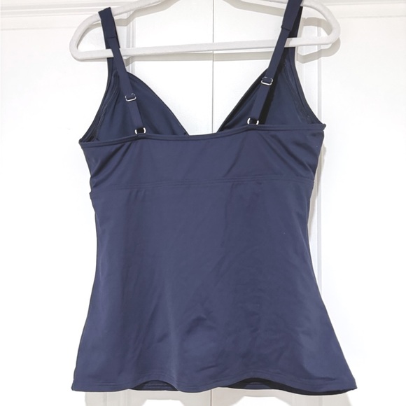 Lands End Women Wrap Tankini Top sz 12 NWOT adjustable straps - Picture 5 of 5